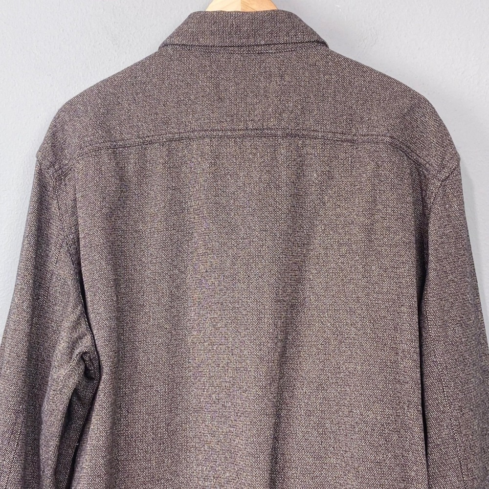 Grayers Shirt Jacket Mens Sz XL Brown Cold Weather Rated Cotton‎ Utility Shacket - Picture 9 of 10